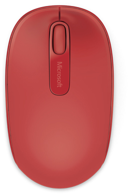 U7Z-00034 wireless mouse 1850, flame red Microsoft Santreyd 