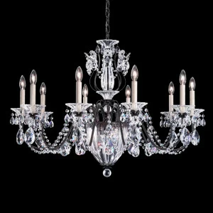 Люстра 1260-48 H от Schonbek прозрачная/серебряная SCHONBEK ДИЗАЙНЕРСКИЕ 246702 Прозрачный;серебро