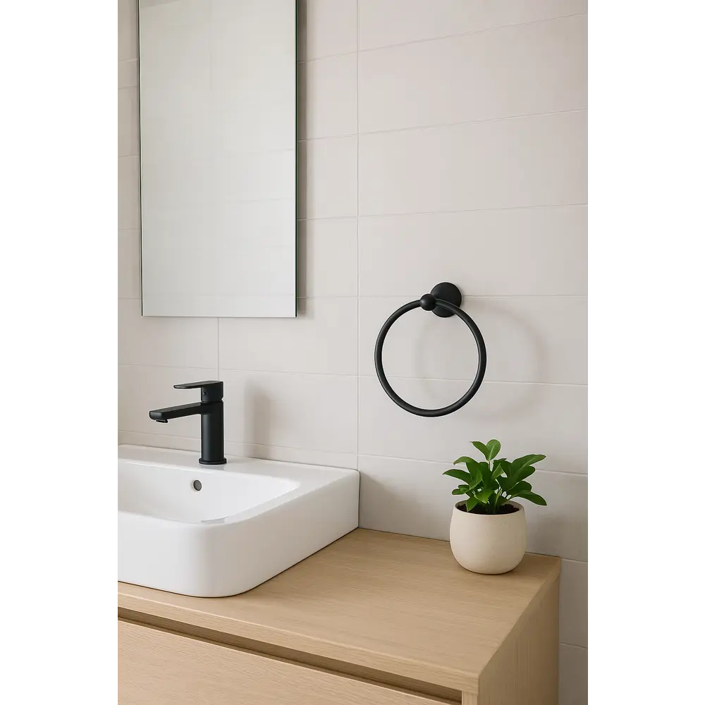 Полотенцедержатель-кольцо Eltoni цвет черный Santreyd STLM-2065744 - Вид №5