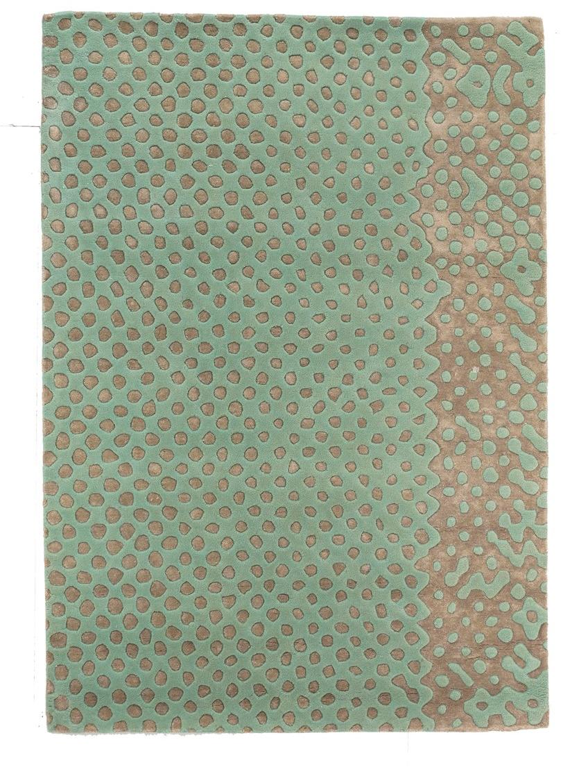 Scarlet Splendour Прямоугольный шерстяной коврик Raindrops sun-id-1426707 - Вид №1