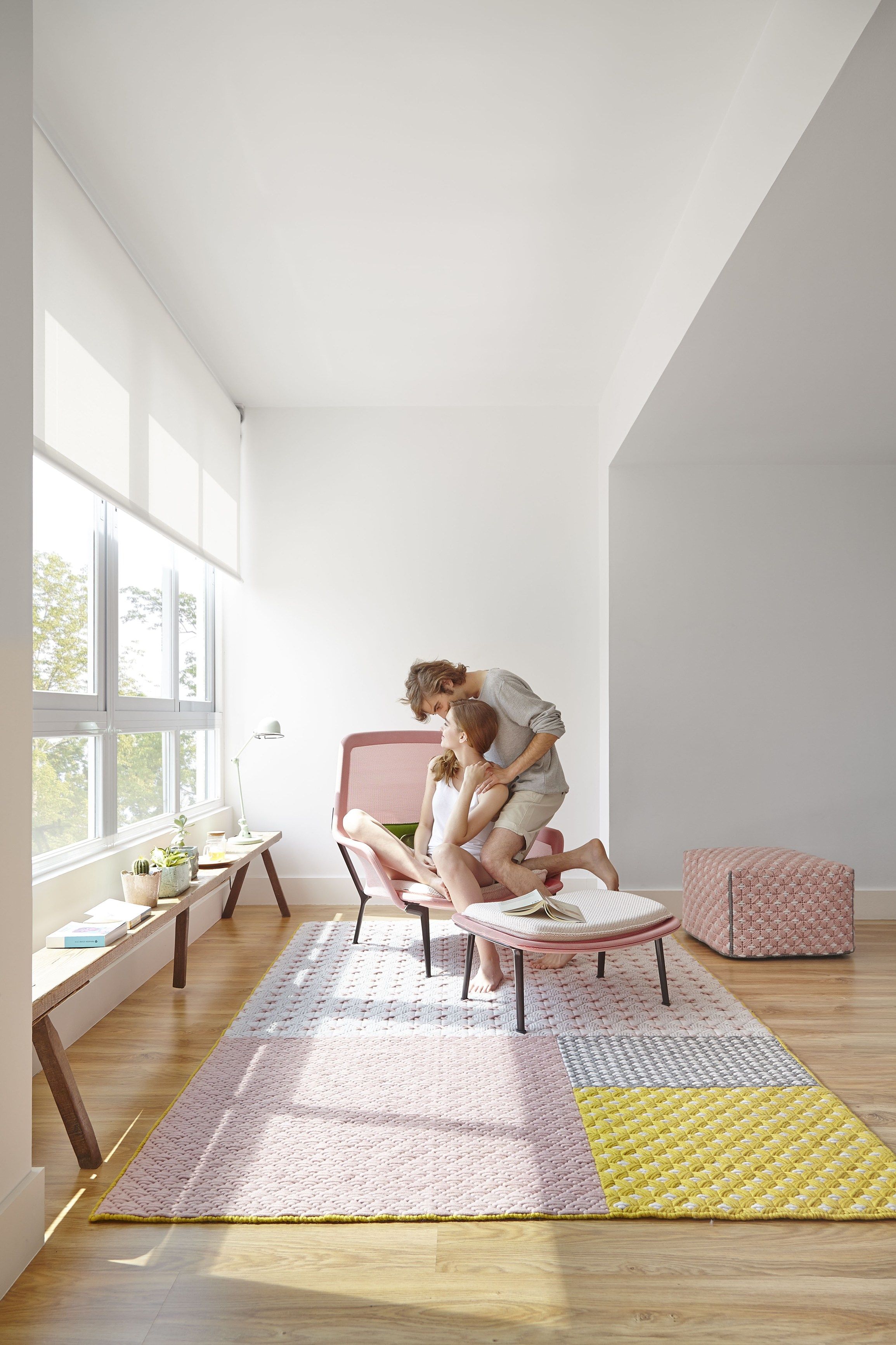 Прямоугольный ковер ручной работы из ткани GAN Silaï ARCH-00103936 - Вид №8