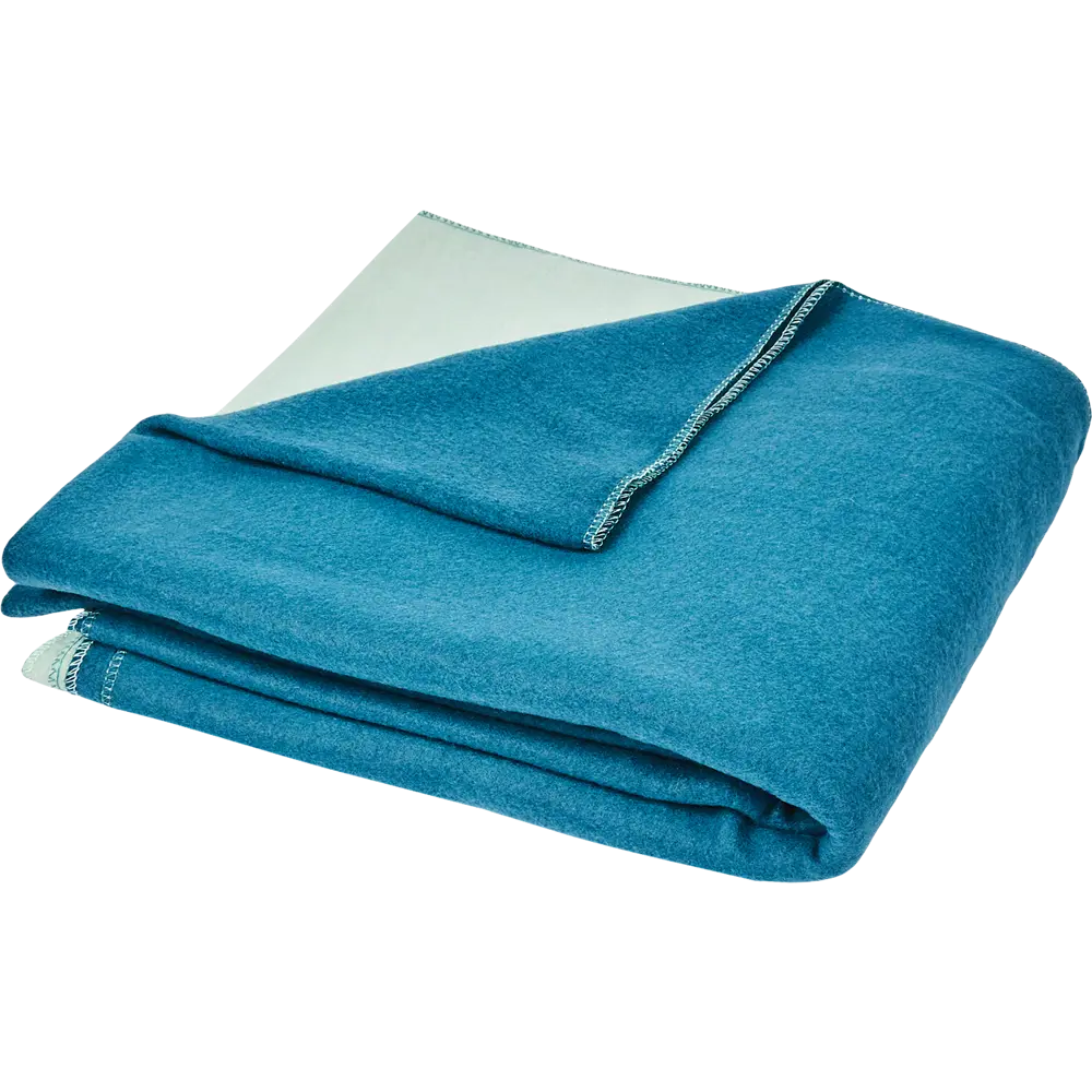 Плед Turin 130x170 см флис цвет бирюзовый Ardenza STLM-2063072