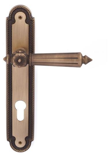 Pasini Ручка из латуни на пластине с накладкой Patrizio 2830  - Вид №2