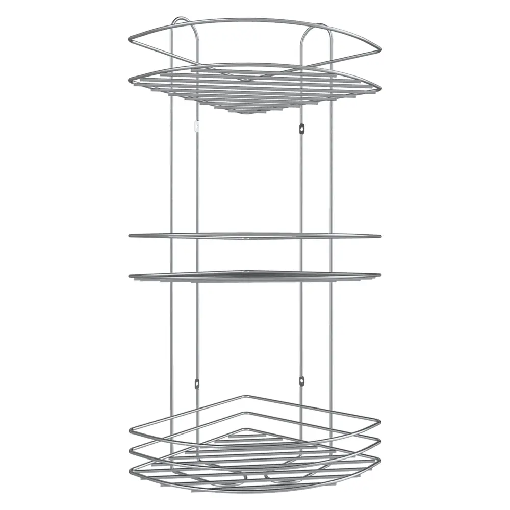 Полка для ванной Lemer Nil 23.5x58.5 см металл цвет хром STLM-2069122 - Вид №3