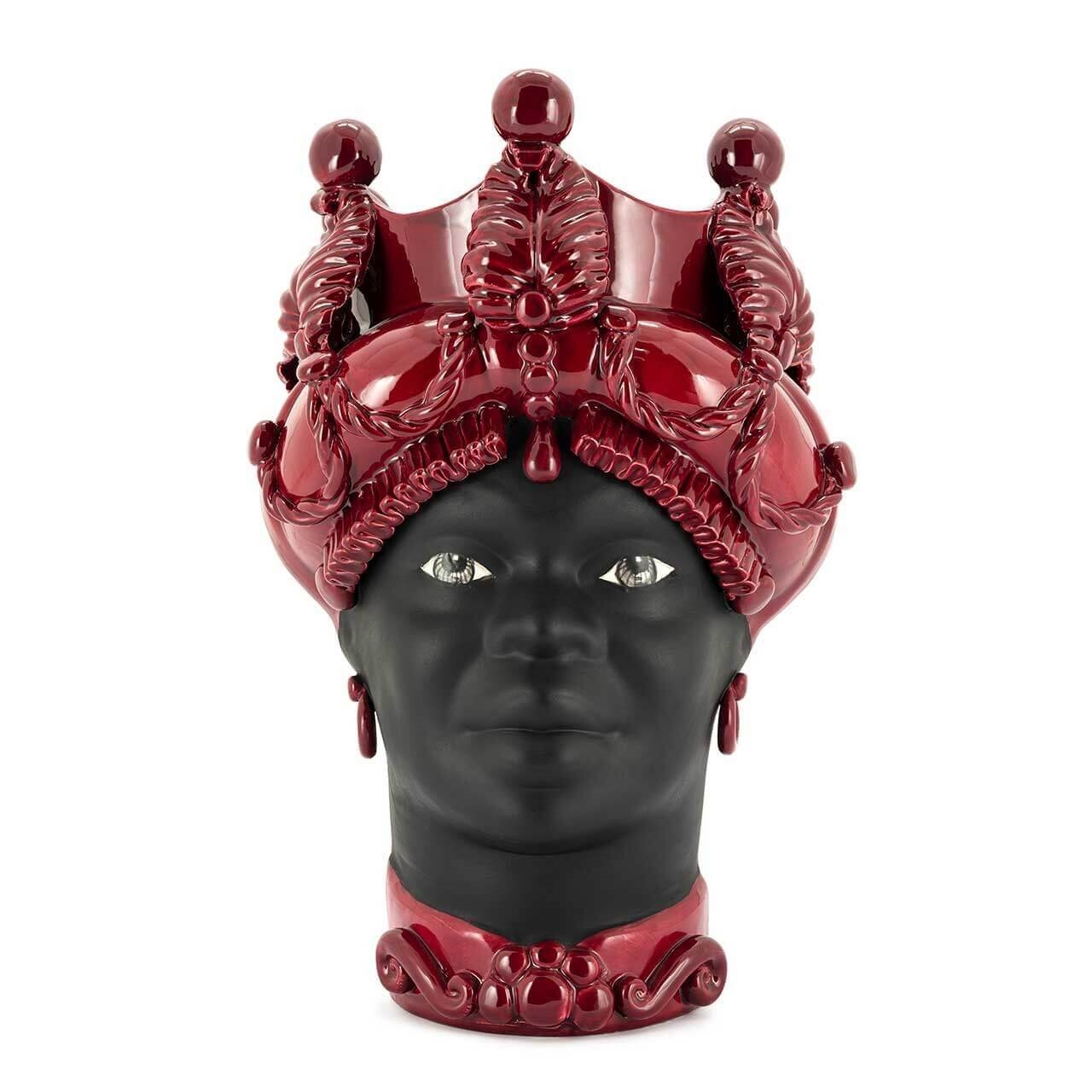 200945-48 ABHIKA ВАЗА MORO LADY BAROQUE BURGUNDY 