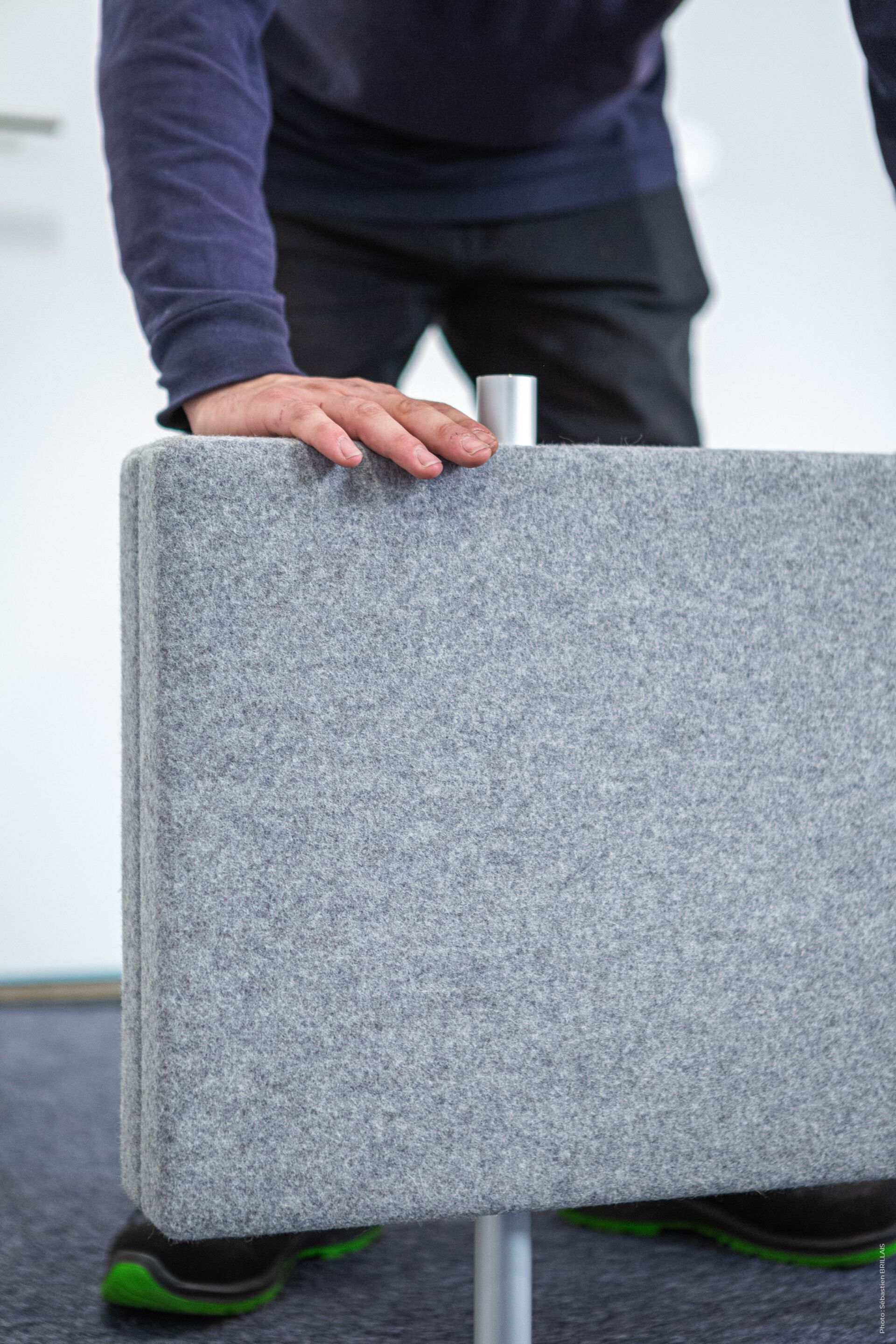 Рециркулированная ПЭТ звукоизоляционная модульная перегородка Tecsound ARCH-00004867 - Вид №3