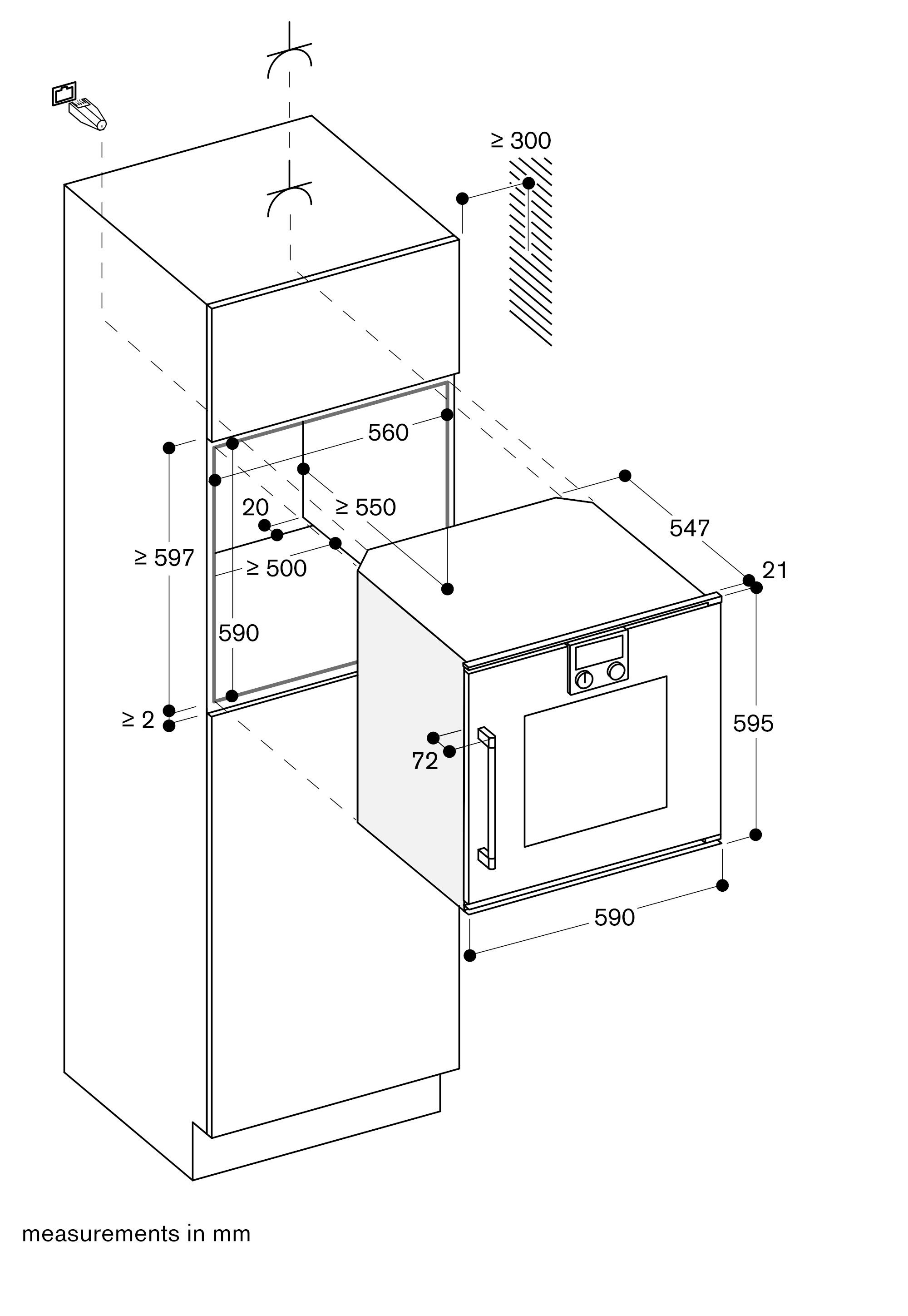 Встраиваемая комбинированная печь класса А GAGGENAU серия 200 ARCH-00148983 - Вид №3