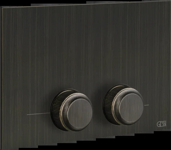 Запорная пластина 54657 187 Gessi Venti20 СОСТАРЕННАЯ БРОНЗА