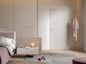 Распашная стена заподлицо двери