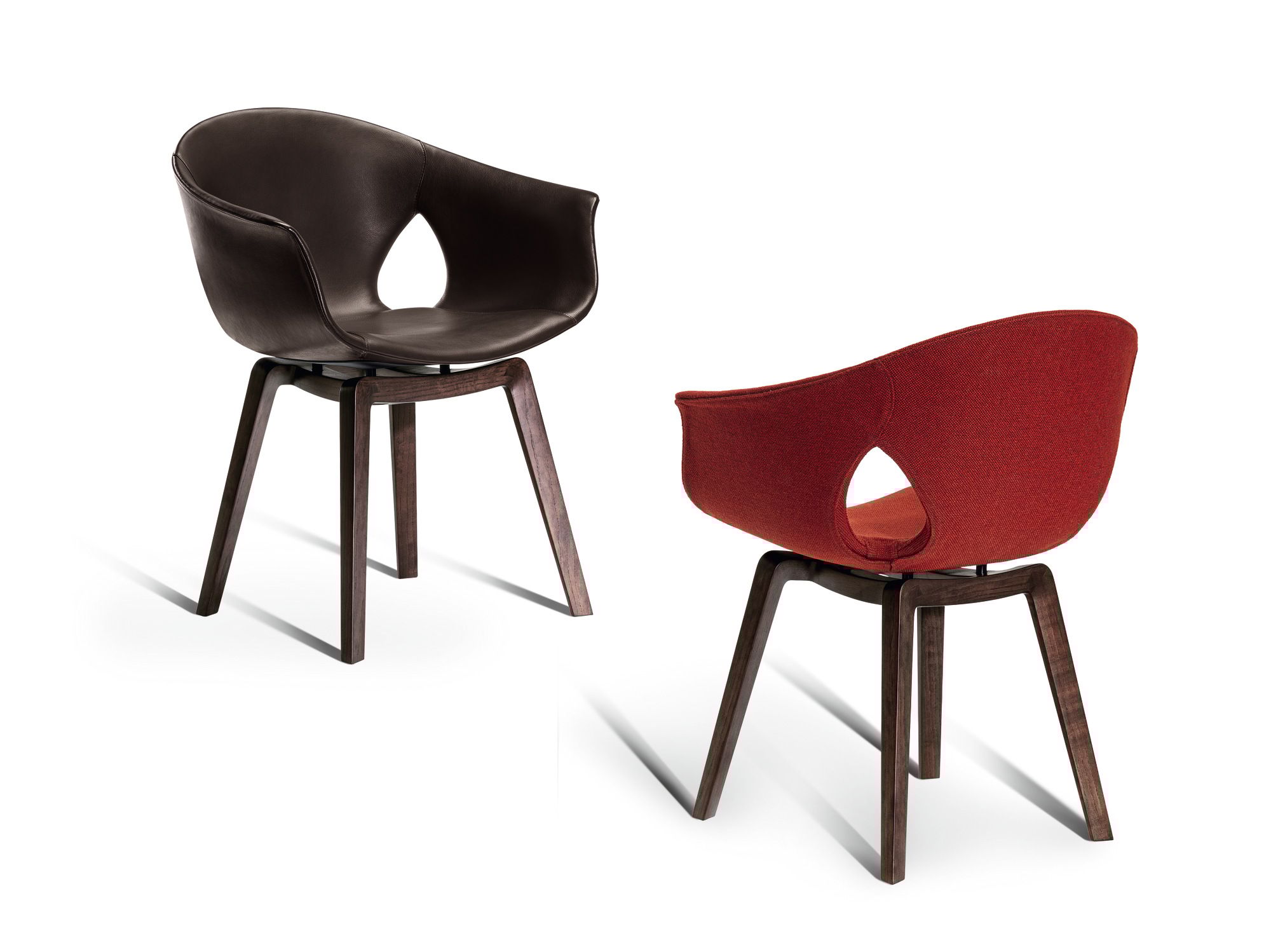 Тканевый стул с подлокотниками Poltrona Frau офис-офисные кресла ARCH-00082434 - Вид №5