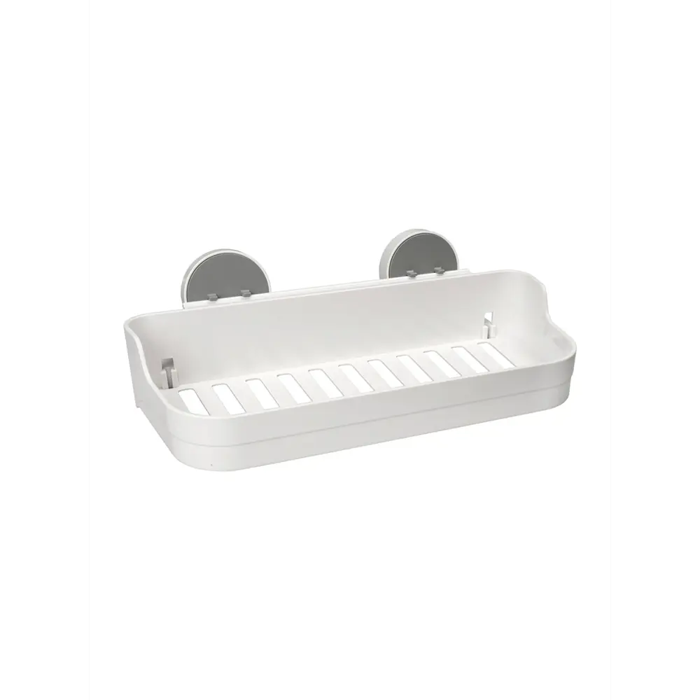 Полка 1-ярусная на липе навес light пластик белый Santreyd STLM-2135164