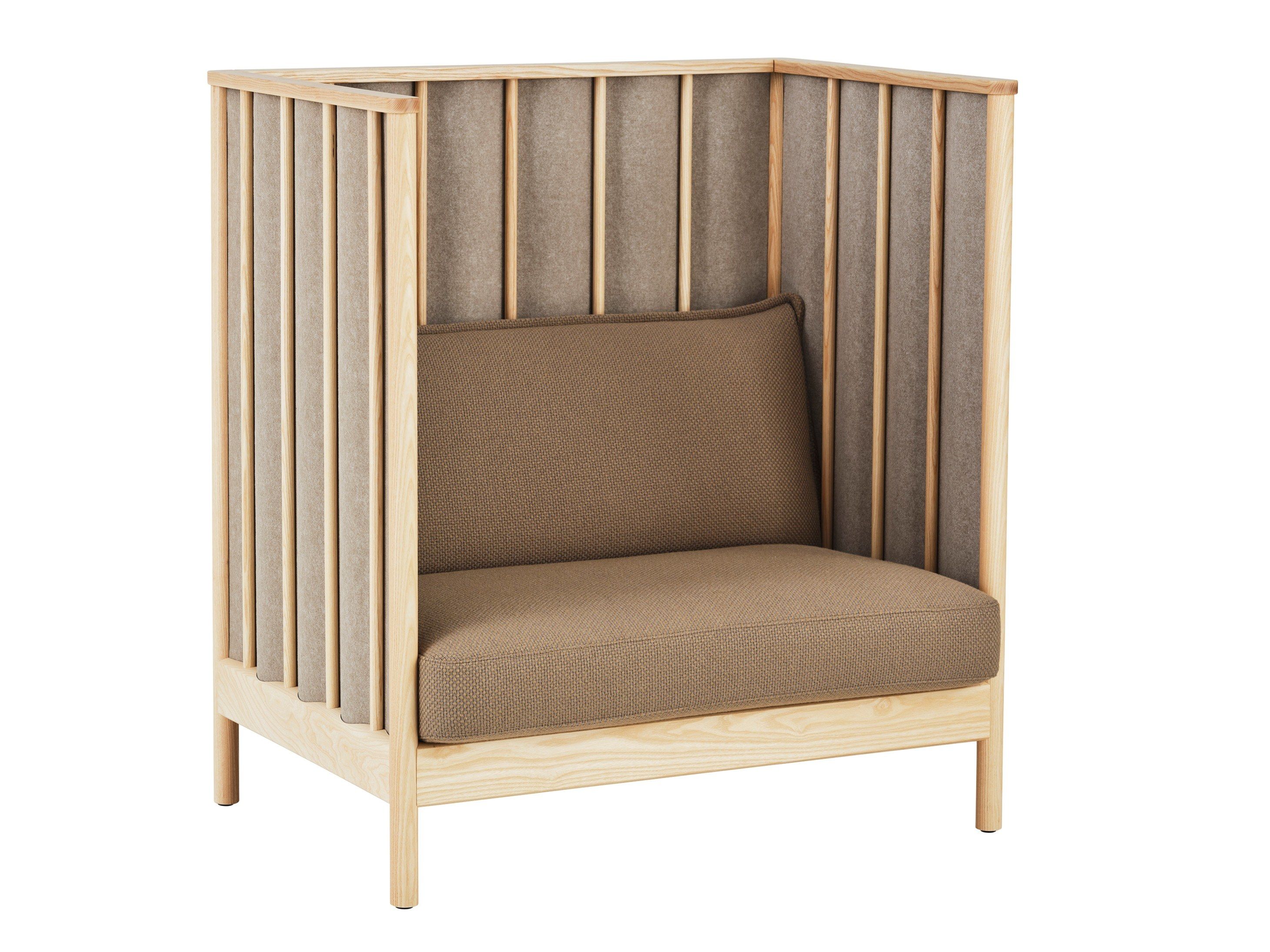 Деревянное кресло с высокой спинкой Karl Andersson Ondulé ARCH-00079065