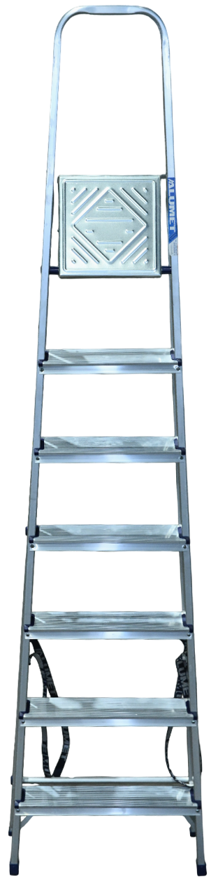Стремянка алюминиевая 7 ст ALUMET Ам707 - Вид №5