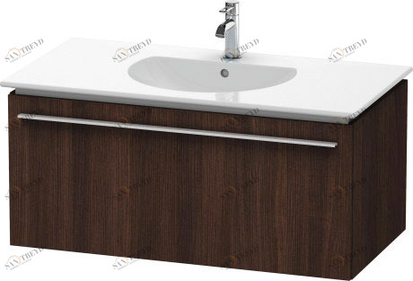 XL606305353 X-Large Тумбочка подвесная Каштан темный, декор Duravit