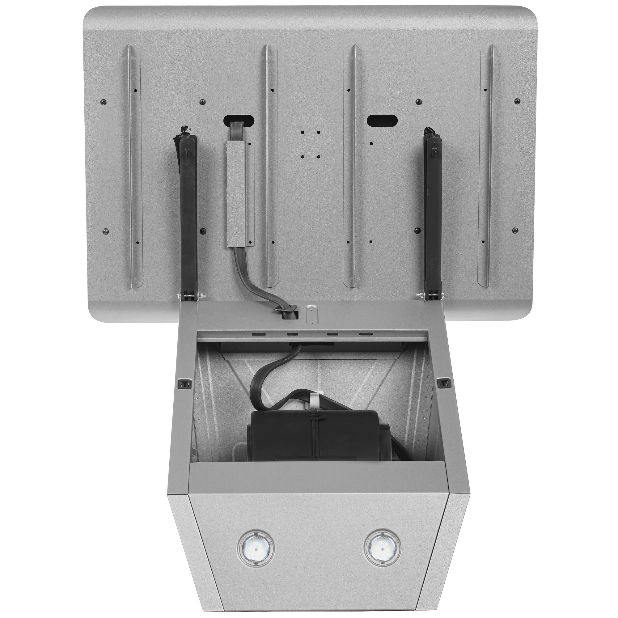 9054735 Вытяжка наклонная KRONA URAN 600 DN 4S белый/серебристый STDN-0149973 - Вид №8