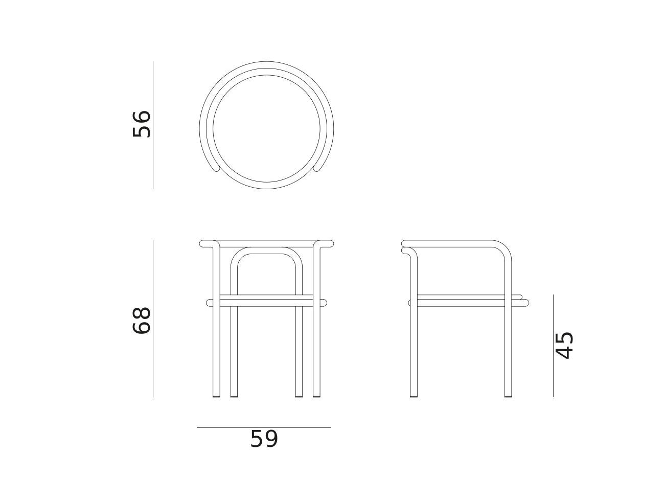 Стальной стул с порошковым покрытием Exteta Locus Solus ARCH-00029160 - Вид №23