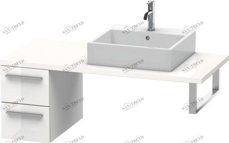 XL543502222 Шкафчик для консоли X-Large #XL5435 300 x 548 мм Белый глянцевый декор Duravit