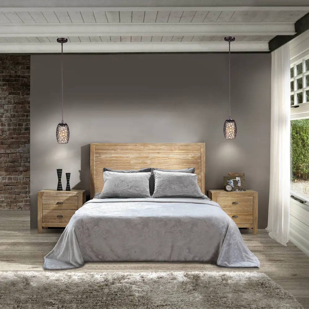 Покрывало Bouquet 240x260 см велсофт цвет серый Santreyd STLM-2104940 - Вид №2