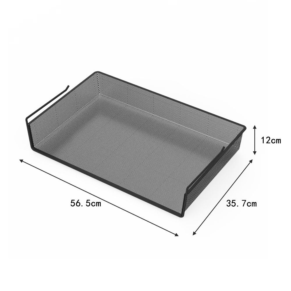 Выдвижная корзина с рамой KONSENSA 56x35.7x12 см цвет черный STLM-2103736 - Вид №9