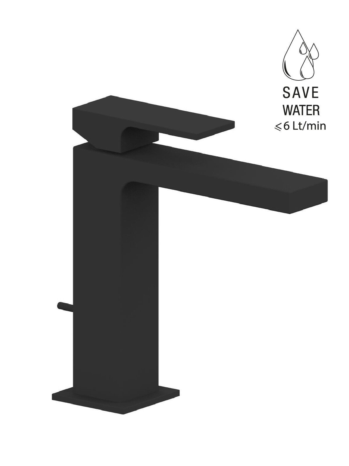 Однорычажный смеситель для раковины с раковиной Rubinetterie Frattini Vita Due ARCH-00058733 - Вид №6