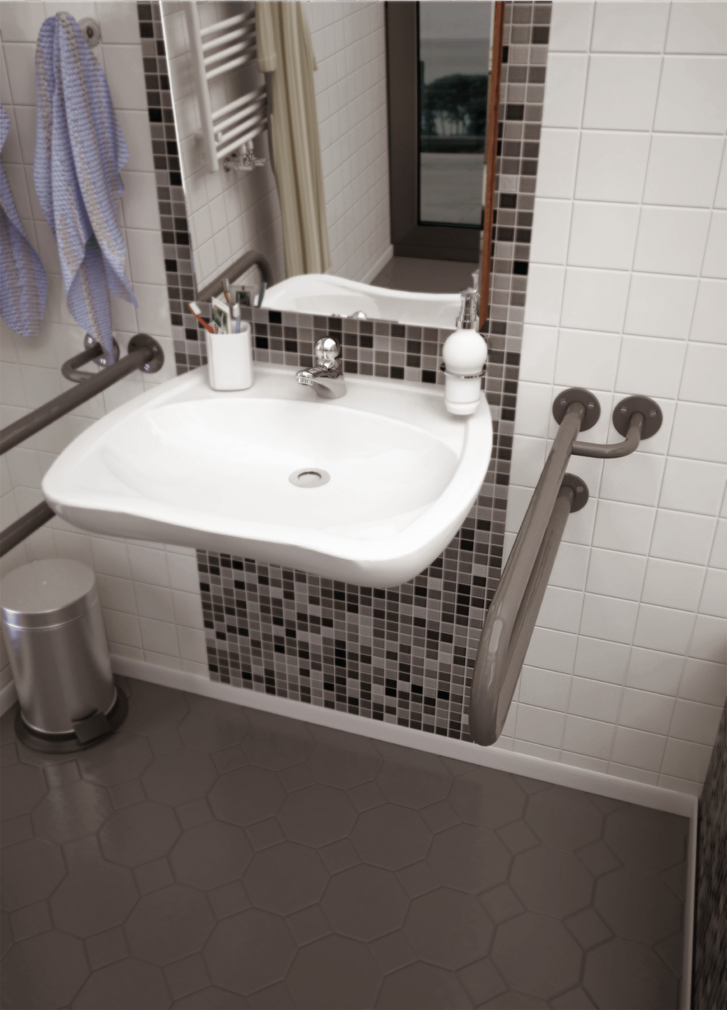 Сантехнические аксессуары WBWOL001 Горизонтальный кронштейн Terma ∅ 32  - Вид №2