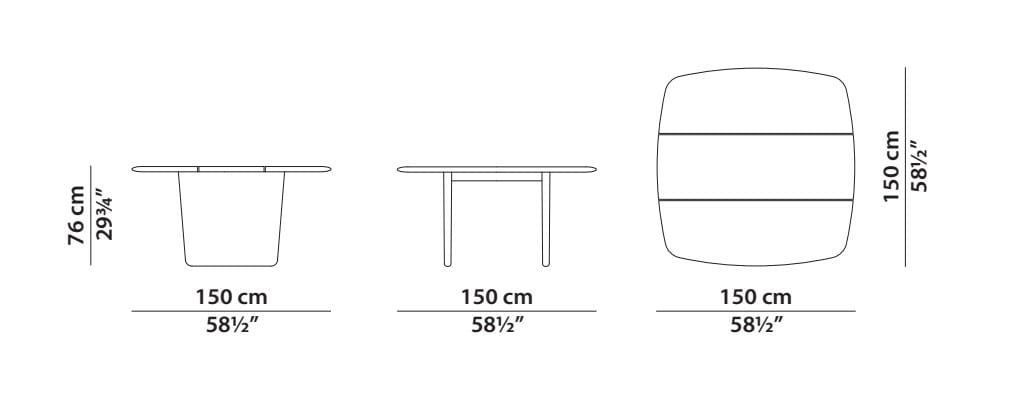Квадратный стол Baxter Найроби ARCH-00131819 - Вид №3