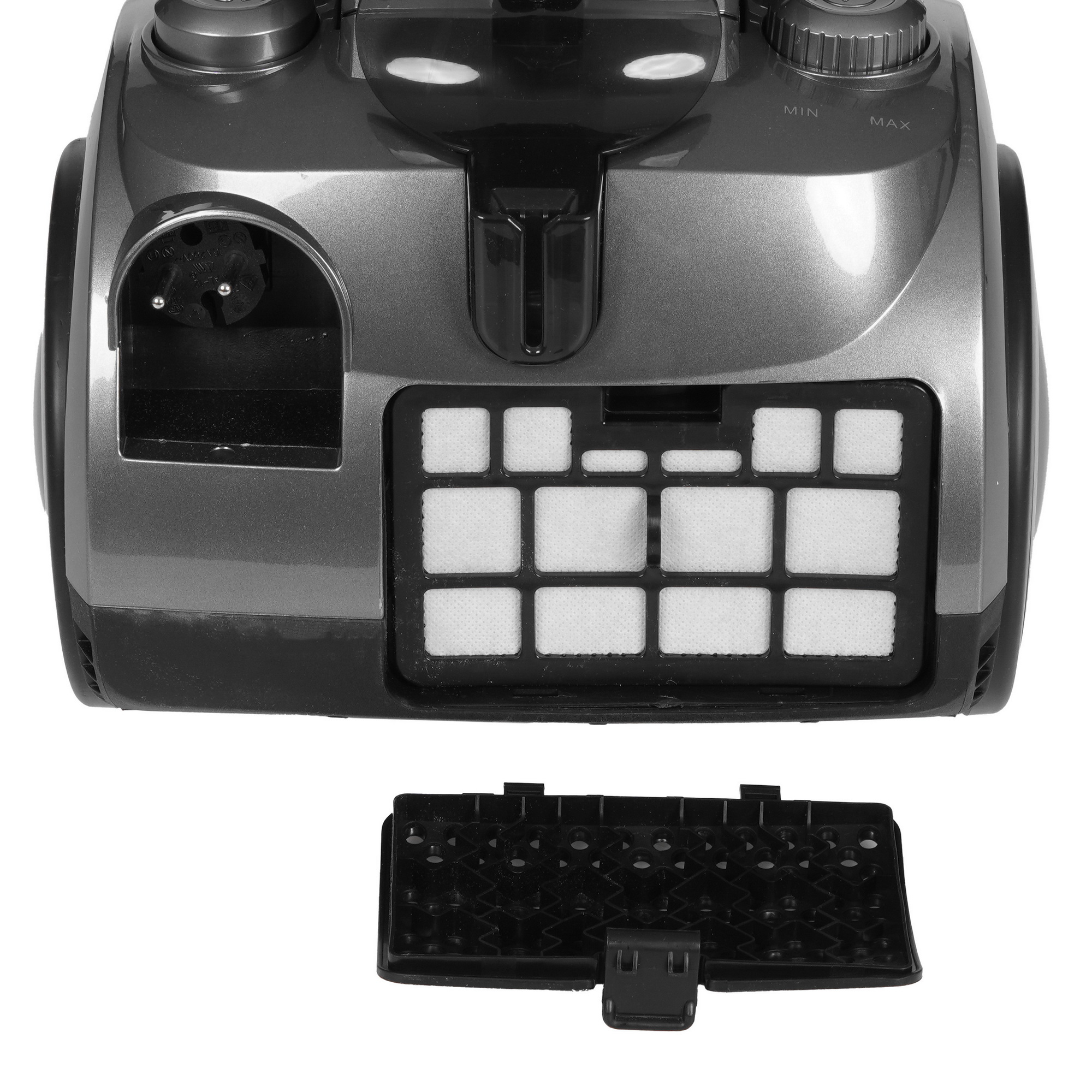 9210983 Пылесос Shivaki VCC 0220 серый STDN-0016339 - Вид №5