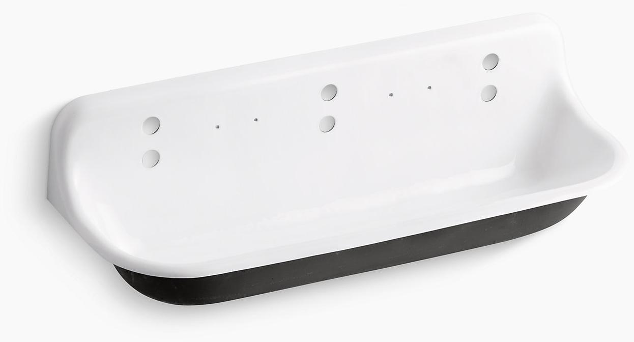 K-3203-0 Подвесная раковина настенная прямоугольная Kohler  белая 