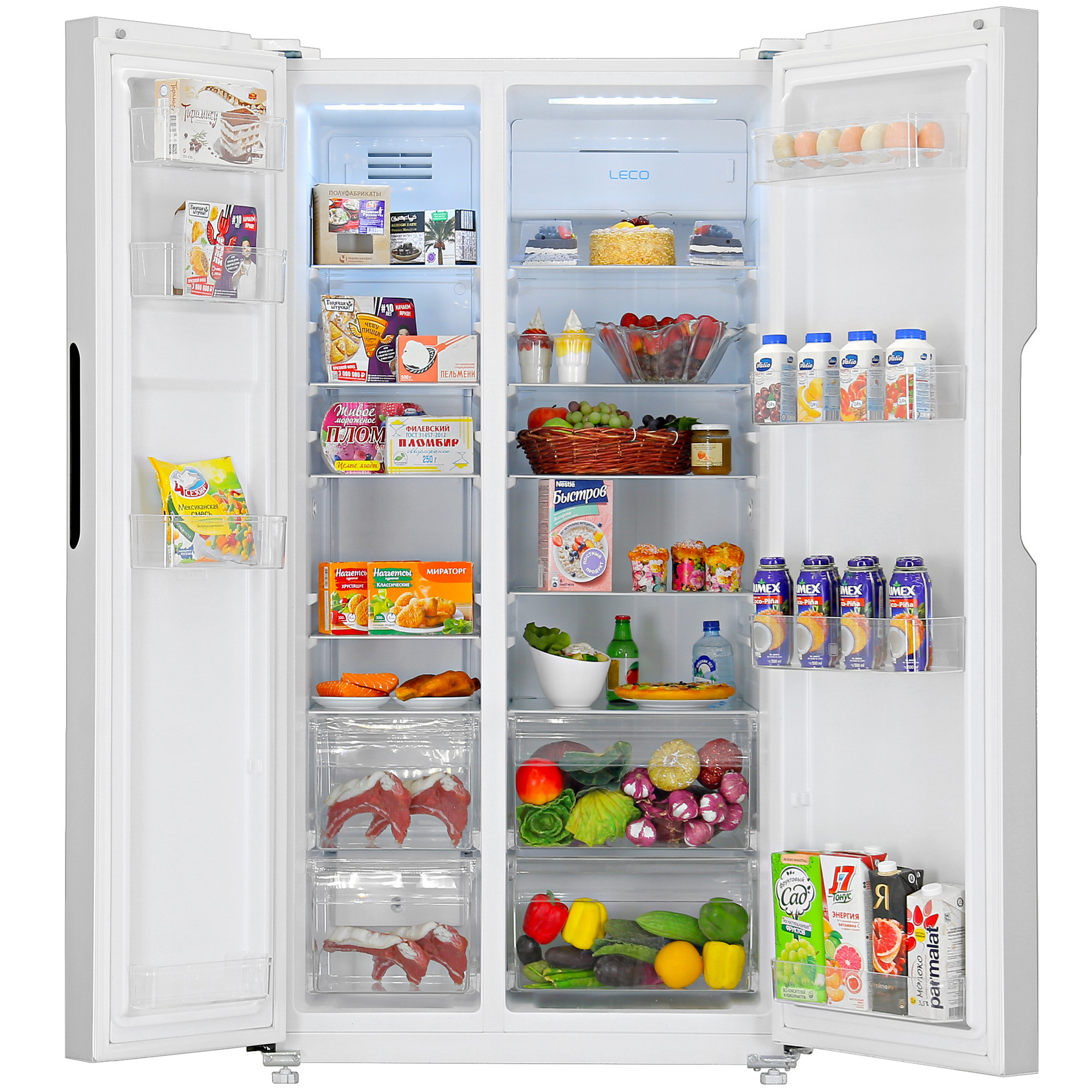 9953100 Холодильник Side by Side   ZUGEL ZRSS630W белый STDN-0023996 - Вид №5