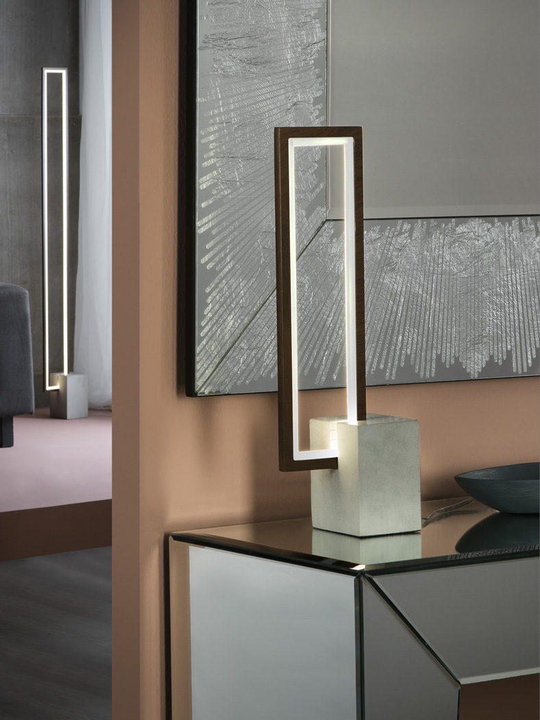 058006 Настольная лампа LED коричневая Schuller Limit  - Вид №2