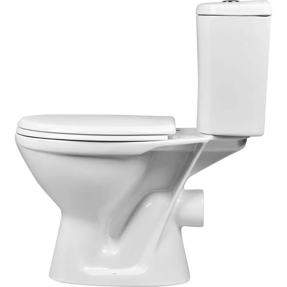 Унитаз-компакт Santeri Pro горизонтальный выпуск двойной слив STLM-2145858 - Вид №1