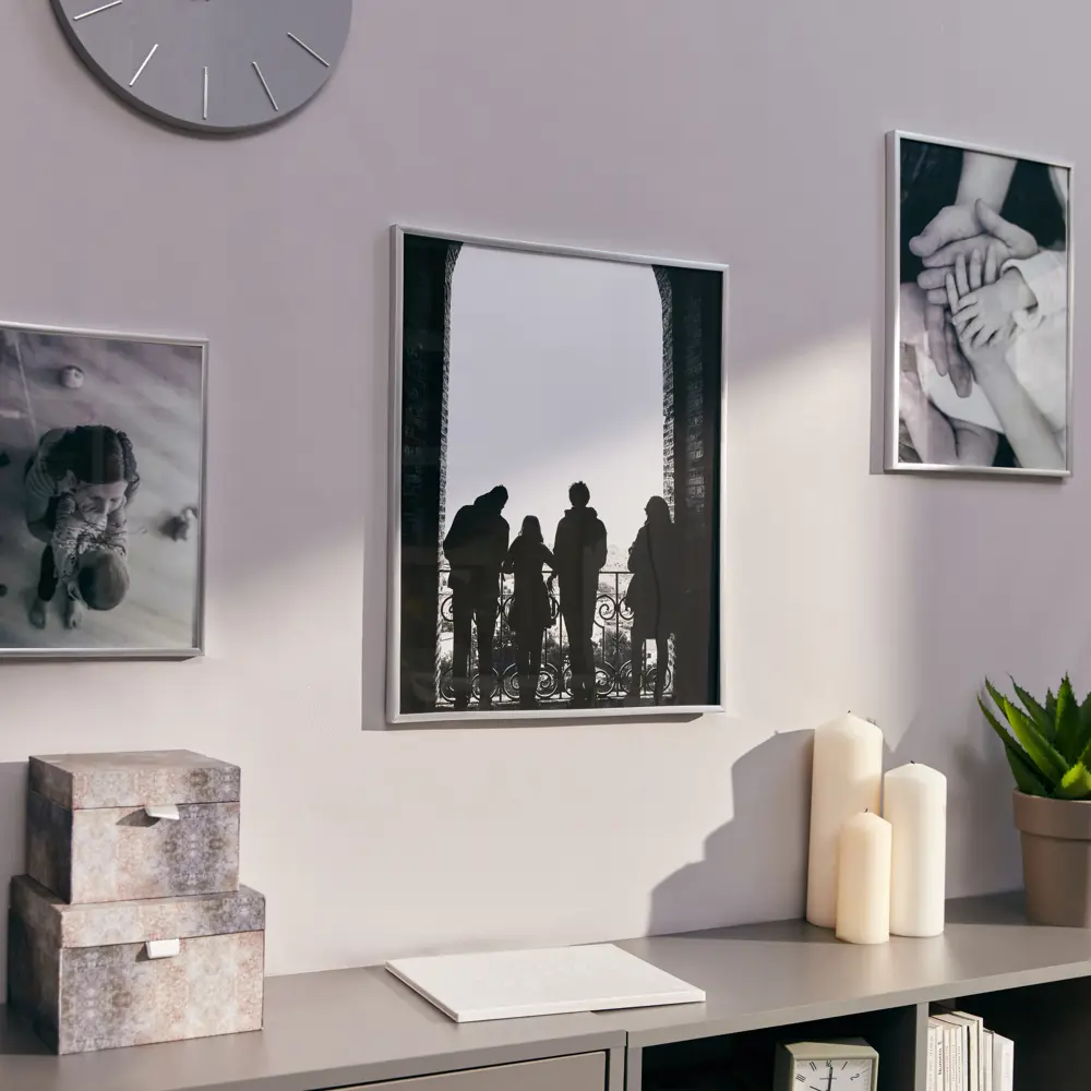 INSPIRE Lila - Серебряная рамка 40×50 см с экоматериалами 89050572 STLM-0814443 - Вид №3