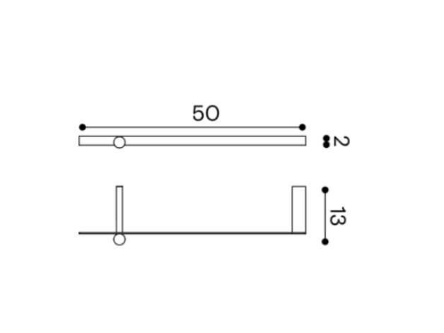 Металлический держатель для полотенец Ex.T Nouveau ARCH-00008602 - Вид №1