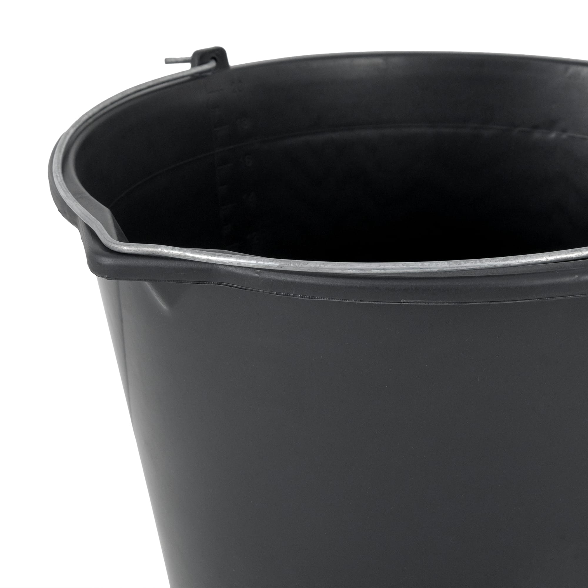 82366338 Ведро 20 л пластиковое цвет тёмно-серый Santreyd  - Вид №1