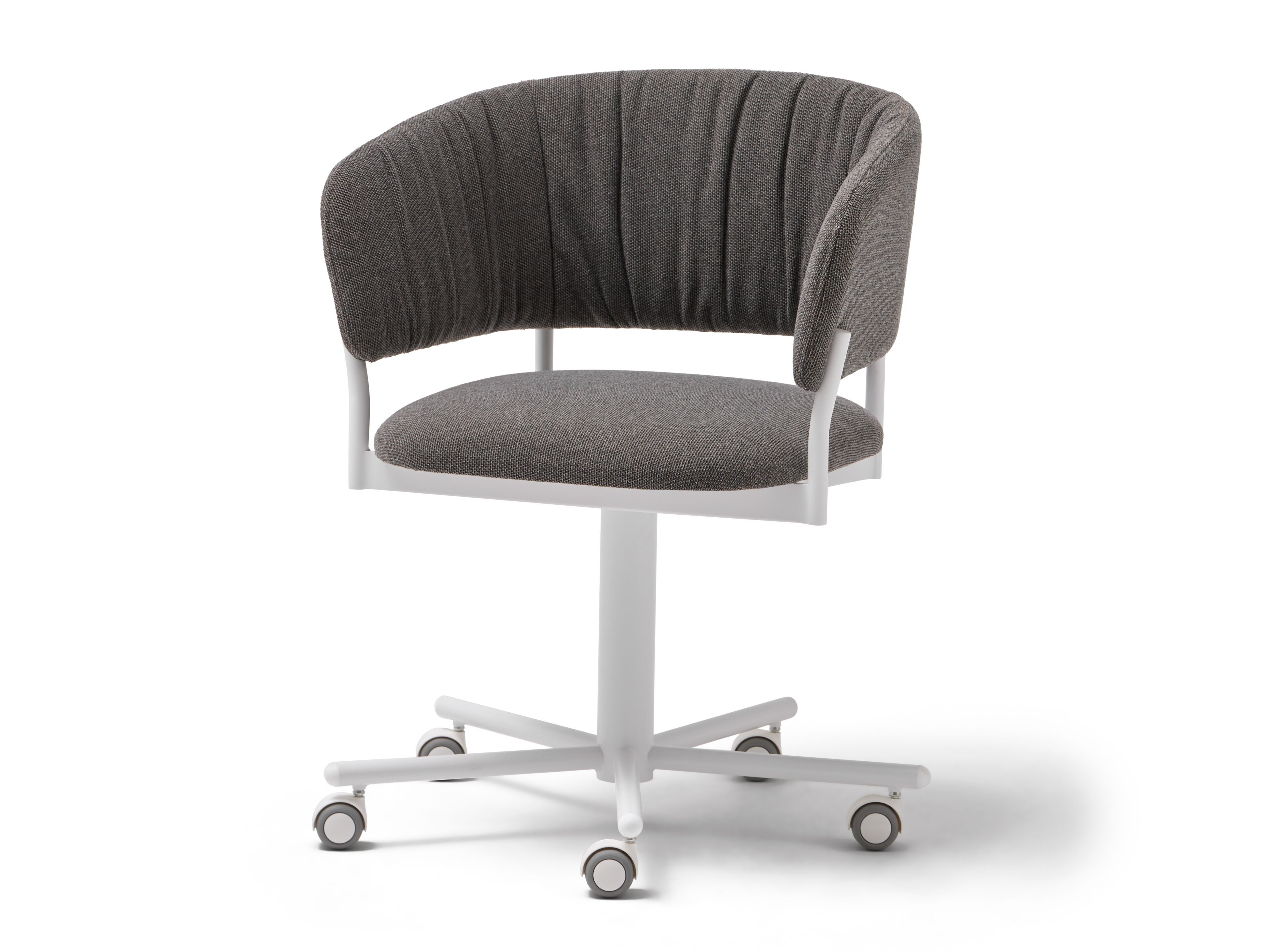 Мягкий тканевый стул с колесами Blasco&Vila RC Metal Soft ARCH-00042711