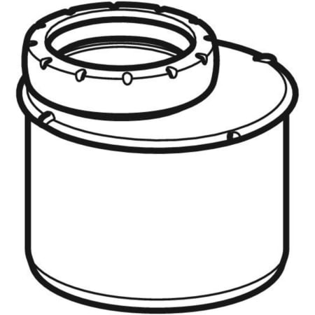 393.775.14.1 Переход эксцентриковый Geberit Silent-Pro Geberit  - Вид №1