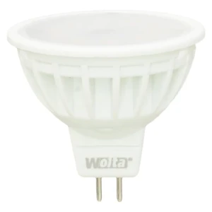 Лампа светодиодная Wolta спот GU5.3 5 Вт 400 Лм свет тёплый белый