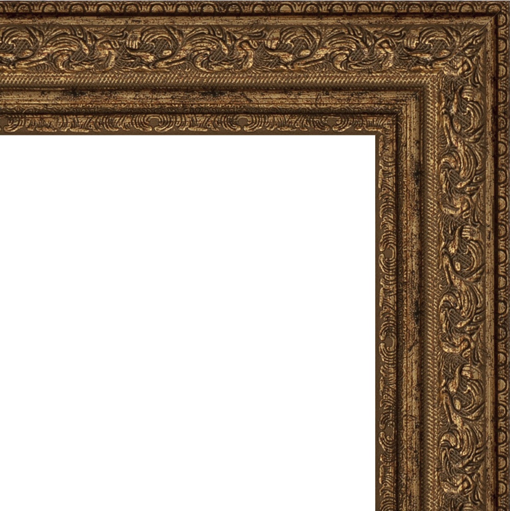 BY 3137 Зеркало в багетной раме - виньетка состаренная бронза 56 mm EVOFORM Definite - Вид №5