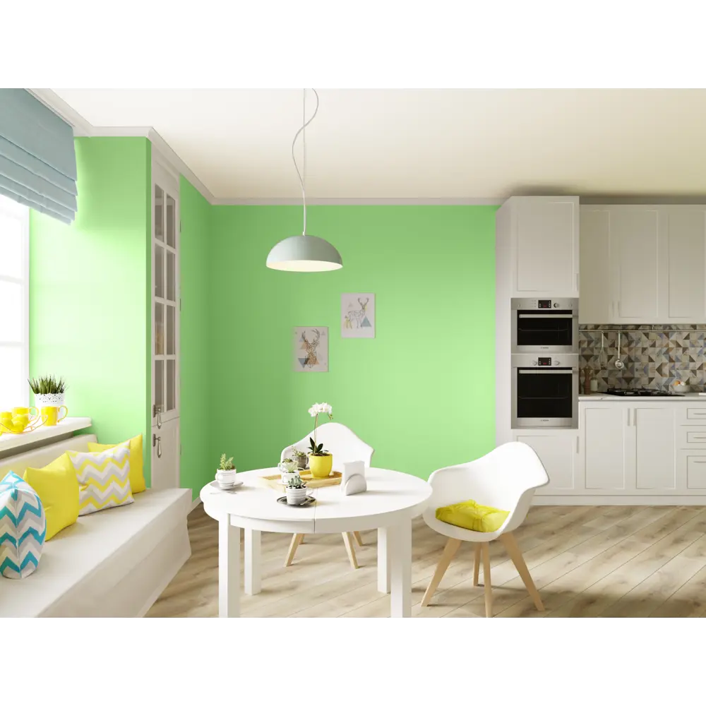 Краска для кухни и ванной цвет зеленая мята 0.9 л 81963988 STLM-2161715 PARADE ICE  - Вид №3
