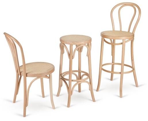 Paged Высокий табурет из бука со спинкой 1840 sun-id-1416595 - Вид №4