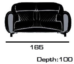 Tonino Lamborghini Casa Мягкий 2-местный кожаный диван Imola sun-id-1494752 - Вид №1