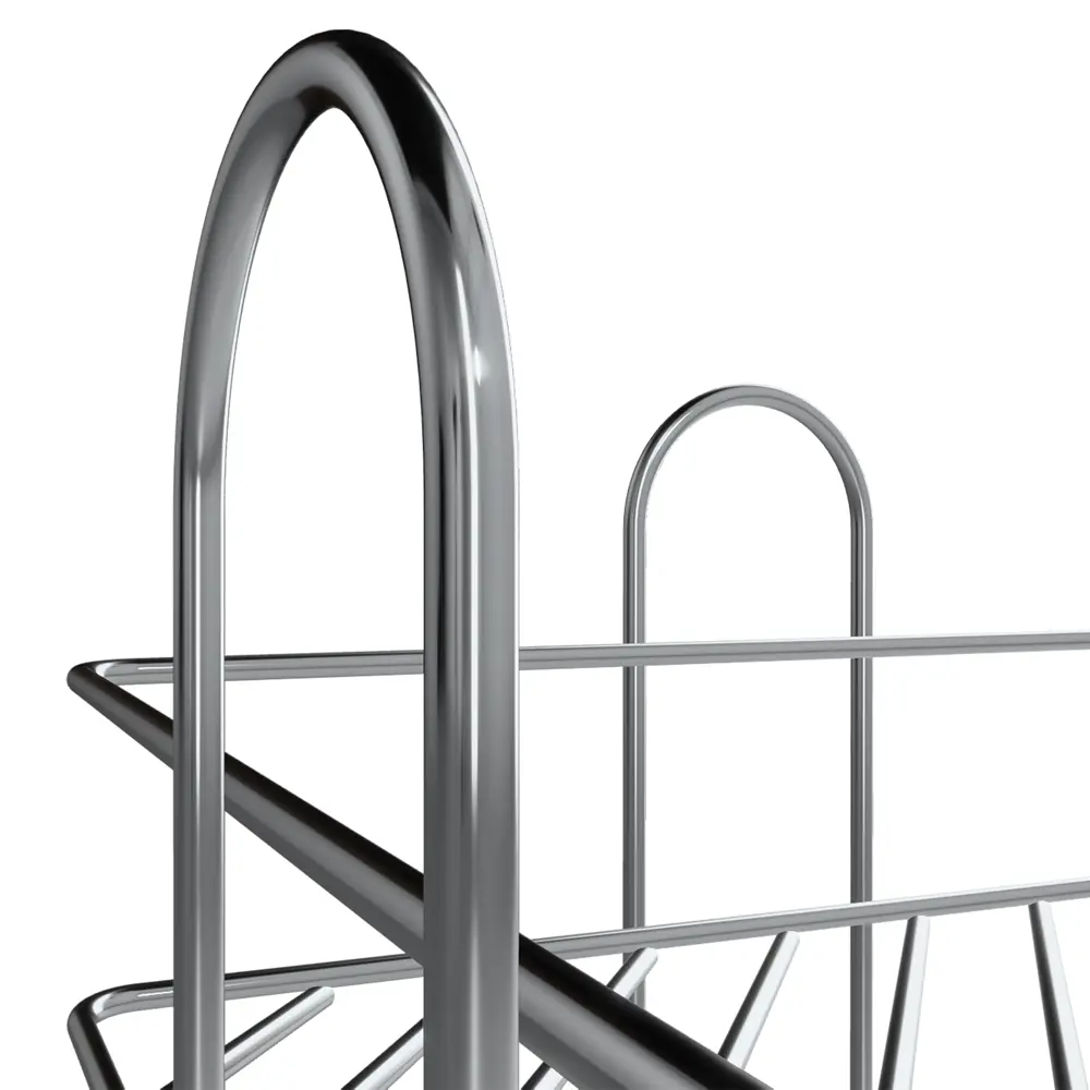 Полка для ванной Lemer Nil 23x34.5 см металл цвет хром STLM-2001457 - Вид №7