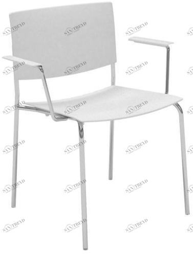 Andreu World Штабелируемый стул из технополимера с подлокотниками Sit So1202