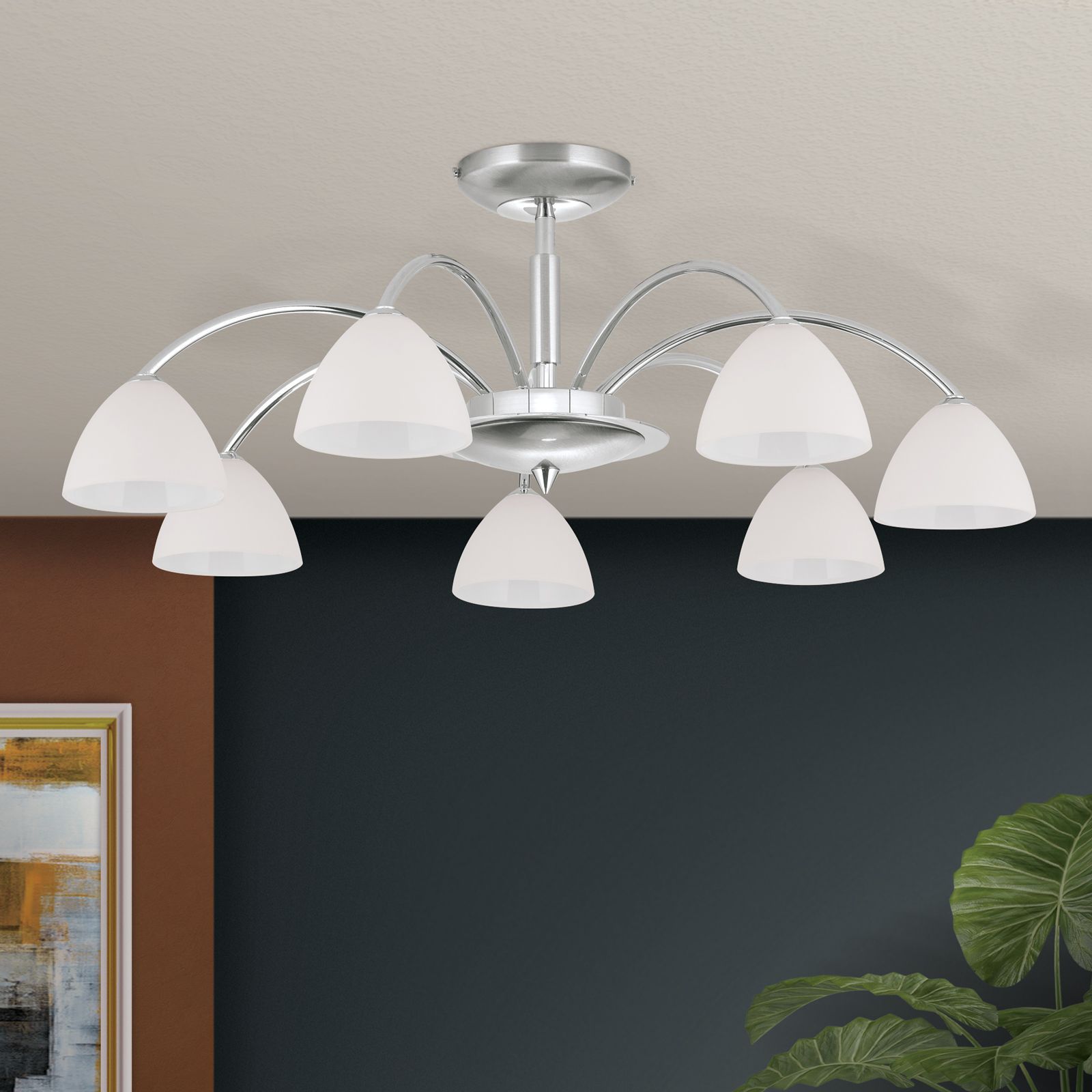 Потолочный светильник из опала и латуни Orion Opaldesign ARCH-00135492 - Вид №7