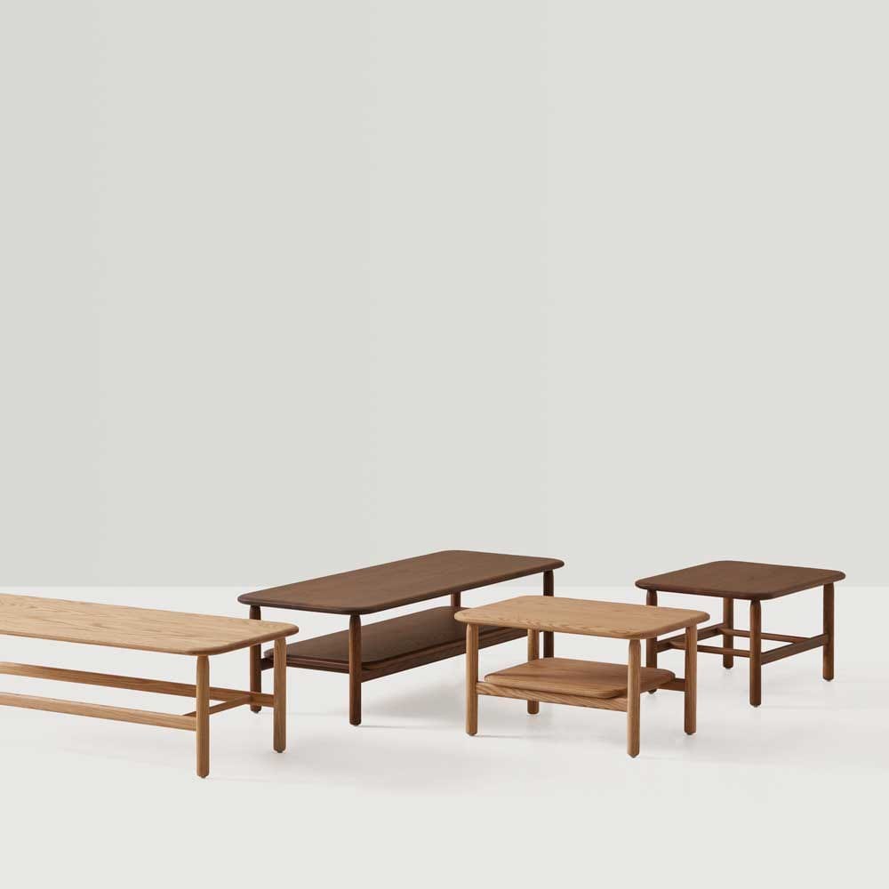 Прямоугольный журнальный столик из дуба INCLASS Wudi ARCH-00053168 - Вид №3