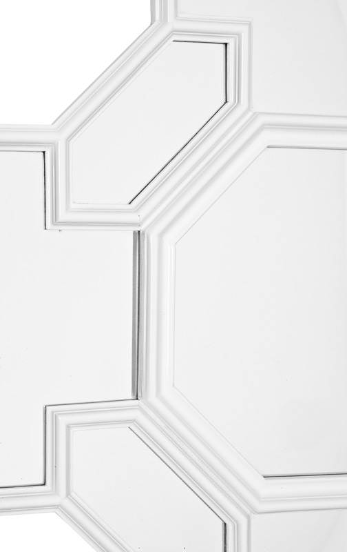 Зеркало круглое в белой раме Borromeo от Eichholtz EICHHOLTZ ДИЗАЙНЕРСКИЕ 247122 Белый  - Вид №1