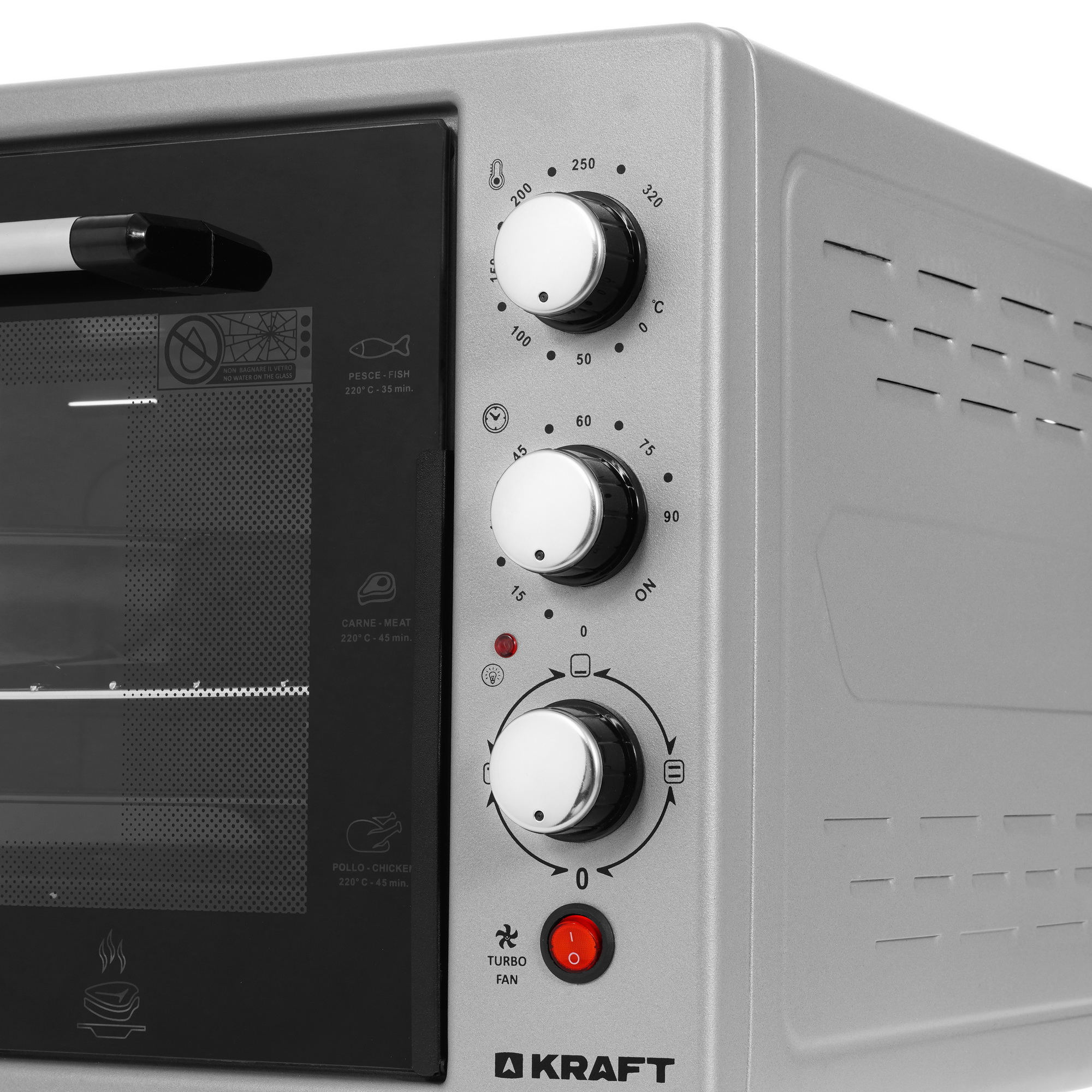 8189989 Мини-печь Kraft KF-MO 4506 GR серый STDN-0138557 - Вид №3