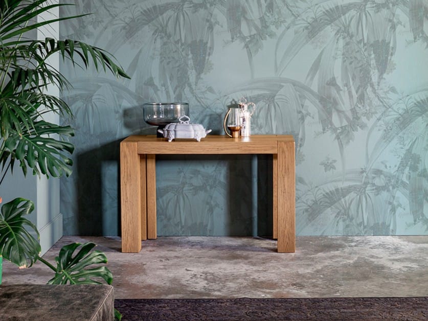 Прямоугольная выдвижная консоль из массива дерева Devina Nais Бруклин ARCH-00136218 - Вид №1