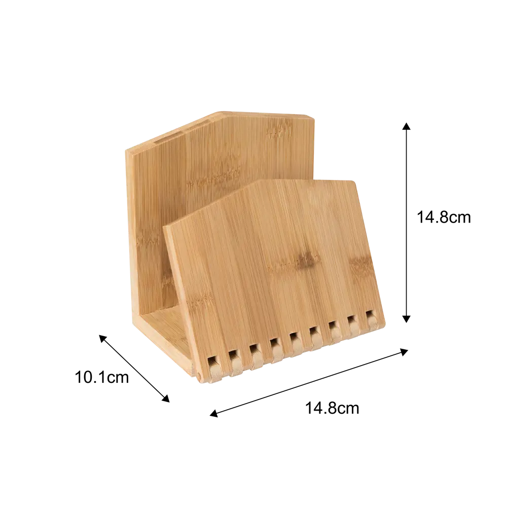 Салфетница 14.8x10.1x14.8 см бамбук цвет бежевый Santreyd STLM-2087662