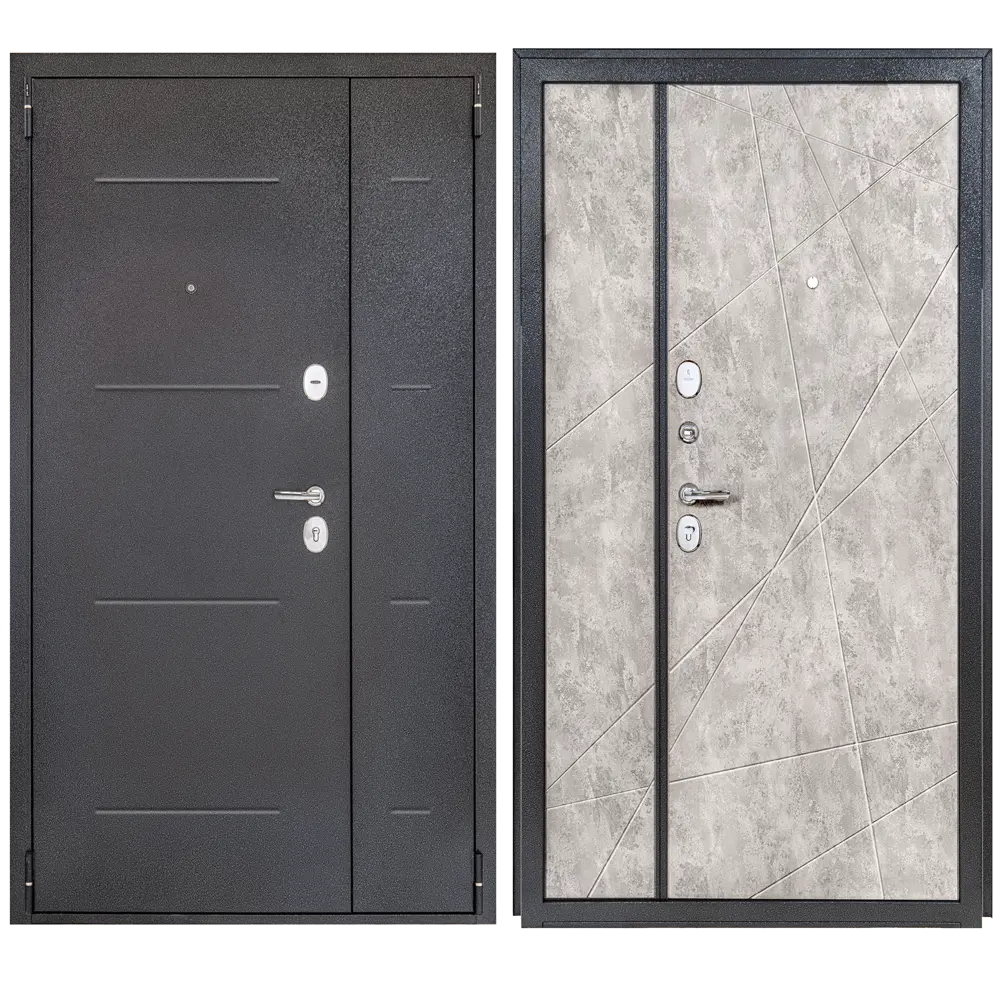 Дверь входная металлическая Порта 120x205 см левая грей арт PORTIKA STLM-2015874